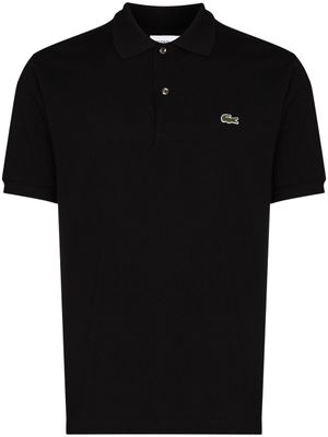 Lacoste polo à détail de logo - Noir