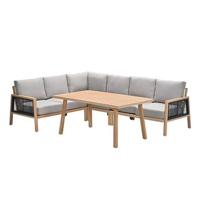 Garden Impressions San Capri lounge dining set 5-delig -aluminium