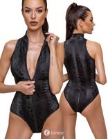* COTTELLI Body met slangenprint en 2-wege rits, CC2643111