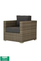 Washington loungestoel licht Grijs Exclusief