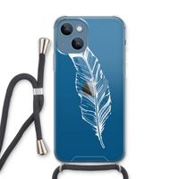 Pluim: iPhone 13 Transparant Hoesje met koord