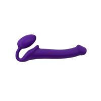 Zwarte Dildo Strap-on-me Semi-Realistic M Paars