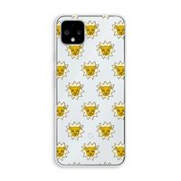 Leeuwenkoppen: Pixel 4 XL Transparant Hoesje