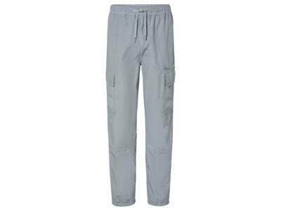 LIVERGY Heren cargobroek (Grijs, XL)