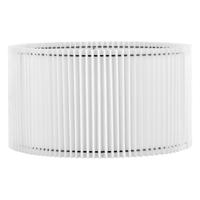 Papieren Gevouwen Lampenkap - Cilindrisch - White - ø40 x 22 cm - E27 fitting - Voor Staande Lamp - Ontworpen voor woonkamer en eetkamer