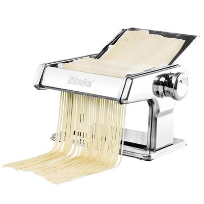 QZ150 huishoudelijke keuken geïntegreerd roestvrijstaal handmatige pers machine pasta machine (zilver)