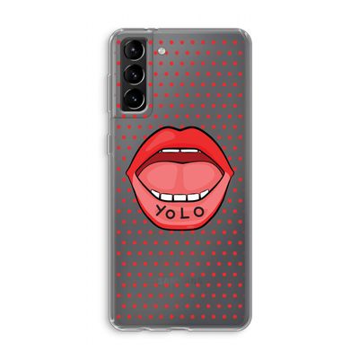 Yolo Denise: Samsung Galaxy S21 Plus Transparant Hoesje