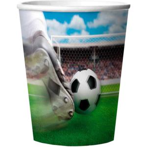 Voetbal Bekers 3D Effect (4st)