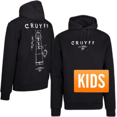 Cruyff - CITY PACK Amsterdam Hoodie - Zwart - Kinderen