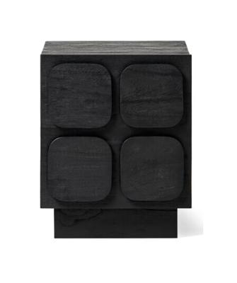 Jesper Home Bijzettafel 'Sirkka' Mindihout, 45 x 47cm, kleur Zwart