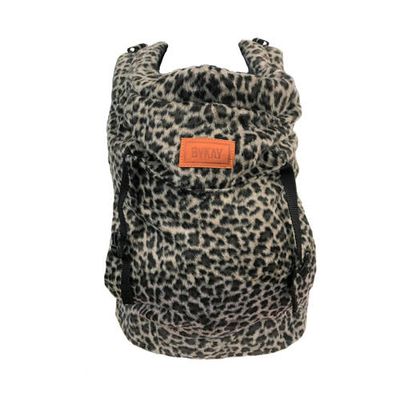 ByKay Click Carrier Classic draagzak Furry Leopard Grey ByKay Click Carrier Classic draagzak Furry Leopard Grey