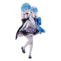 Re:Zero Starting Life In Another World PVC Statue 1/7 Rem & Childhood Rem 23 Cm