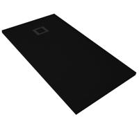 Douchebak BWS Renovi 180x90x3 cm Composietsteen Mat Zwart
