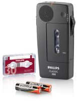 Philips Pocket Memo 388 Classic Analoog dicteerapparaat Opnameduur (max.) 30 min. Zwart incl. draaglus - thumbnail