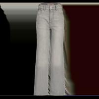 Vingino winter jeansbroek meisjes - grijs - Cecile - wide leg fit