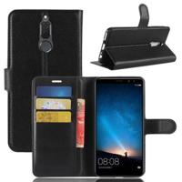 Huawei Mate 10 Lite Wallet Case met Magnetische Sluiting - Zwart