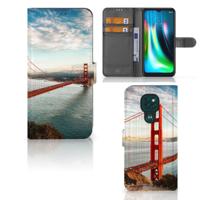 Motorola Moto G9 Play | E7 Plus | Flip Cover | Golden Gate Bridge