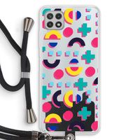 8-bit N°2: Samsung Galaxy A22 4G Transparant Hoesje met koord