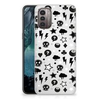 Silicone Back Case Nokia G21 | G11 Silver Punk - thumbnail