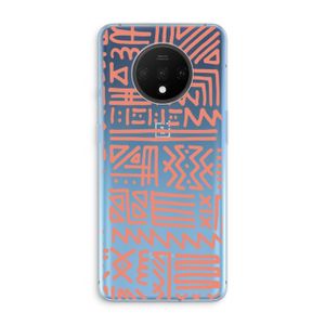 Marrakech Pink: OnePlus 7T Transparant Hoesje