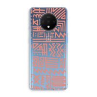Marrakech Pink: OnePlus 7T Transparant Hoesje