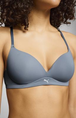 Puma BH zonder beugel met vulling - Everyday - Comfort T-shirt Bh die niet doorschijnt - Zwart - Huidskleur - Wit