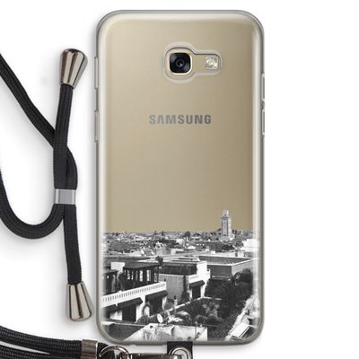 Marrakech Skyline : Samsung Galaxy A5 (2017) Transparant Hoesje met koord
