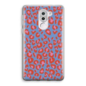 Leopard blue: Honor 6X Transparant Hoesje
