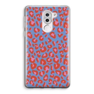 Leopard blue: Honor 6X Transparant Hoesje