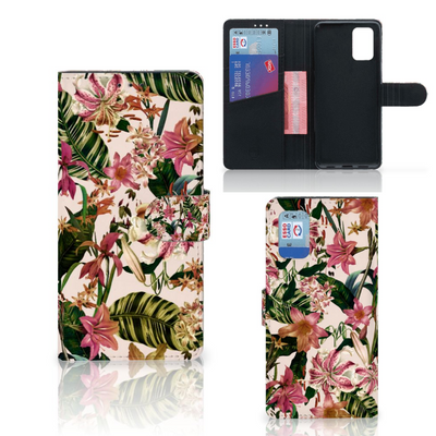 Samsung Galaxy A02s | M02s Hoesje Flowers Samsung Galaxy A02s | M02s Hoesje Flowers