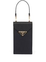 Prada mini sac en cuir Saffiano - Noir