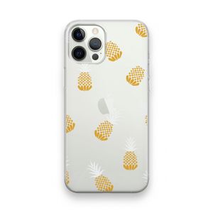 Ananasjes: iPhone 12 Pro Transparant Hoesje