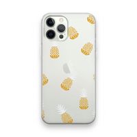 Ananasjes: iPhone 12 Pro Transparant Hoesje