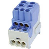 HoraeTec 080010-1-4 Onderverdeelblok Blauw 1-polig