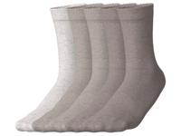 esmara 5 Paar dames sokken (wit/beige, 39-42)