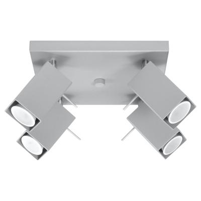 Plafondlamp MERIDA 4 grijs