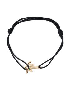 Aliita bracelet en or 9ct serti d'émeraudes - Noir