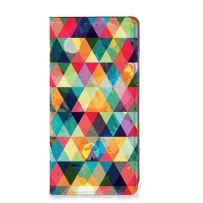 Samsung Galaxy S25 | Hoesje met Magneet | Geruit Samsung Galaxy S25 | Hoesje met Magneet | Geruit