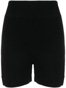 Patou short en maille nervurée - Noir