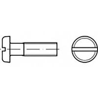 TOOLCRAFT TO-6866736 Platkopschroeven M3 6 mm Sleuf RVS V4A A4 200 stuk(s)