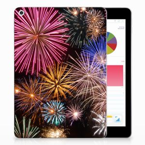 Apple iPad 9.7 2018 | 2017 Leuke Siliconen Hoes Vuurwerk