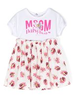 MSGM Kids ensemble jupe-haut à fleurs - Blanc - thumbnail