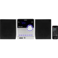 Lenco Lenco MC-150 - Stereoanlage mit DAB+FM Empfang - CD - Bluetooth Stereoset CD, CD-R, CD-RW, MP3 Zwart, Zilver