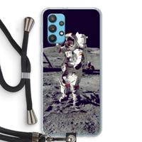 Spaceman: Samsung Galaxy A32 4G Transparant Hoesje met koord - thumbnail