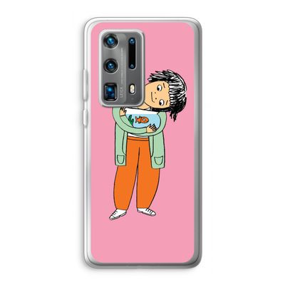 Visknuffel: Huawei P40 Pro Plus Transparant Hoesje