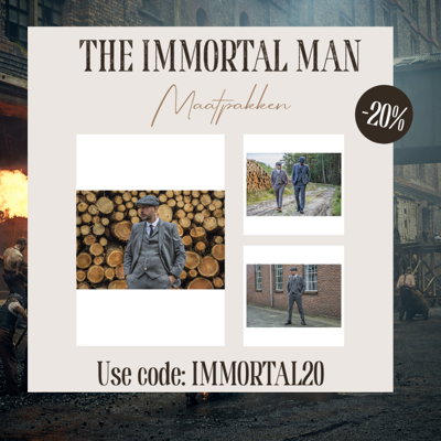 Maatpak Voor Heren | 3-delig Pak | Grijs Premium Tweed | Thomas Shelby | Peaky Blinders | Peaky Blinders