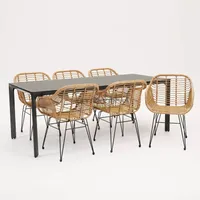 Tuinstoel Moda nature met Carcassonne 200 x 90 cm