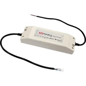 MW Mean Well PLN-60-27 LED-driver, LED-transformator Constante spanning, Constante stroomsterkte 62 W 2.3 A 18.9 - 27 V/DC PFC-schakeling,