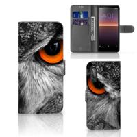Sony Xperia 10 II | Telefoonhoesje | Met pasjeshouder | Uil