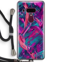 Pink Clouds: HTC U12+ Transparant Hoesje met koord